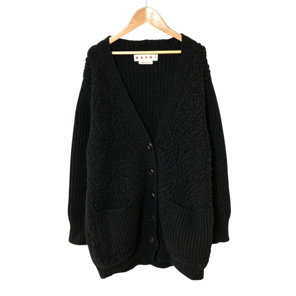 Marni Marni Marni Cashmere Wool Cardigan Textile Tops CPMD0011Q0 DUTY FREE for USA Size ONE SIZE - 1 Thumbnail