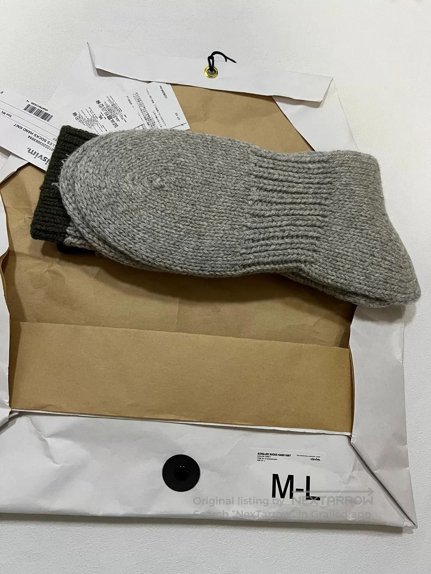 Visvim visvim 22AW Achilles Hand Knit Socks. Size ONE SIZE - 1 Thumbnail
