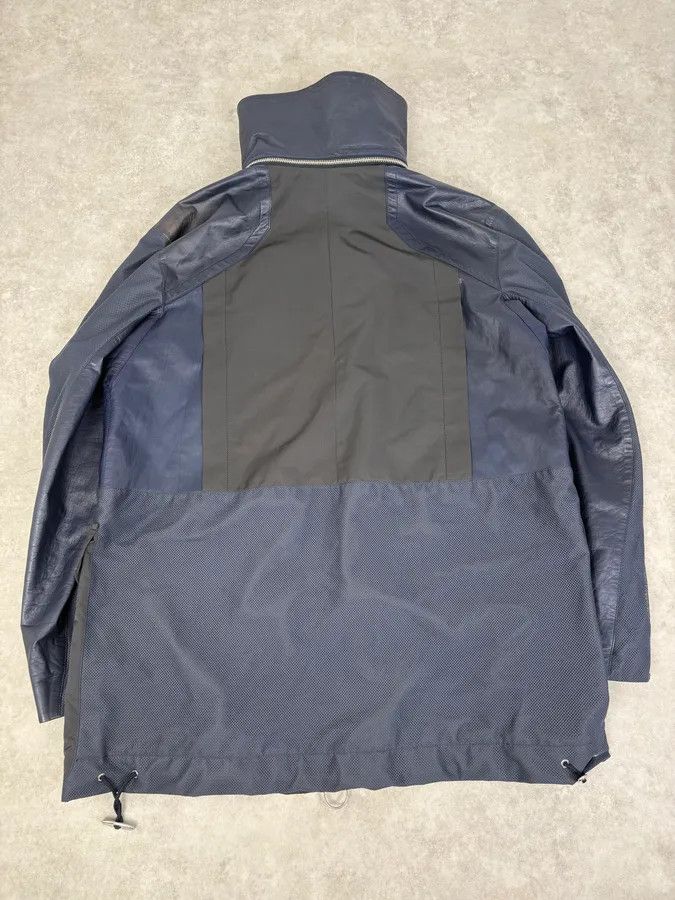 Gucci AW2010 Gucci Navy & Black Nylon & Leather Cargo Jacket Size US M / EU 48-50 / 2 - 6 Thumbnail