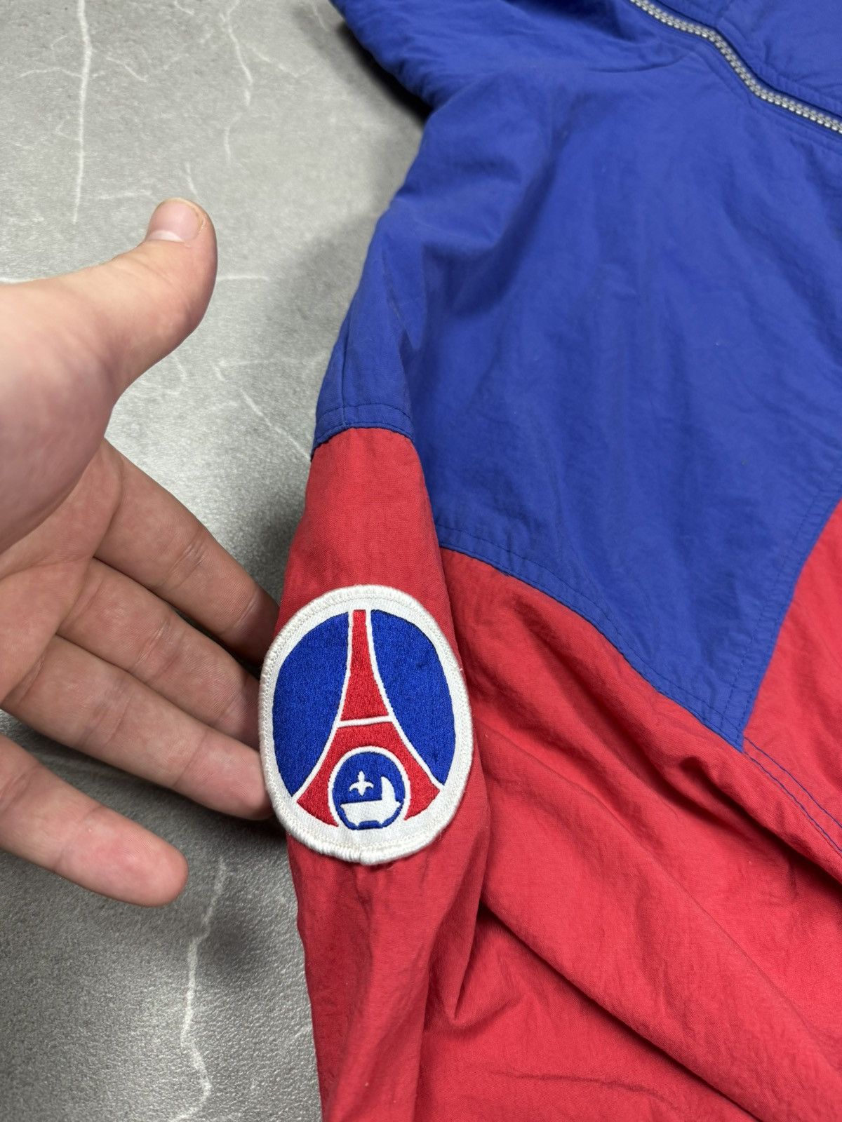 Nike Nike PSG Paris Saint Germain Training Zip 1995-1996 Size US L / EU 52-54 / 3 - 4 Thumbnail