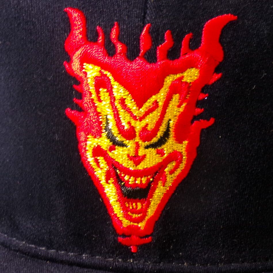 Vintage NWT 2002 Black Insane Clown Posse Fitted S/M Hat Size 38 - 3 Thumbnail