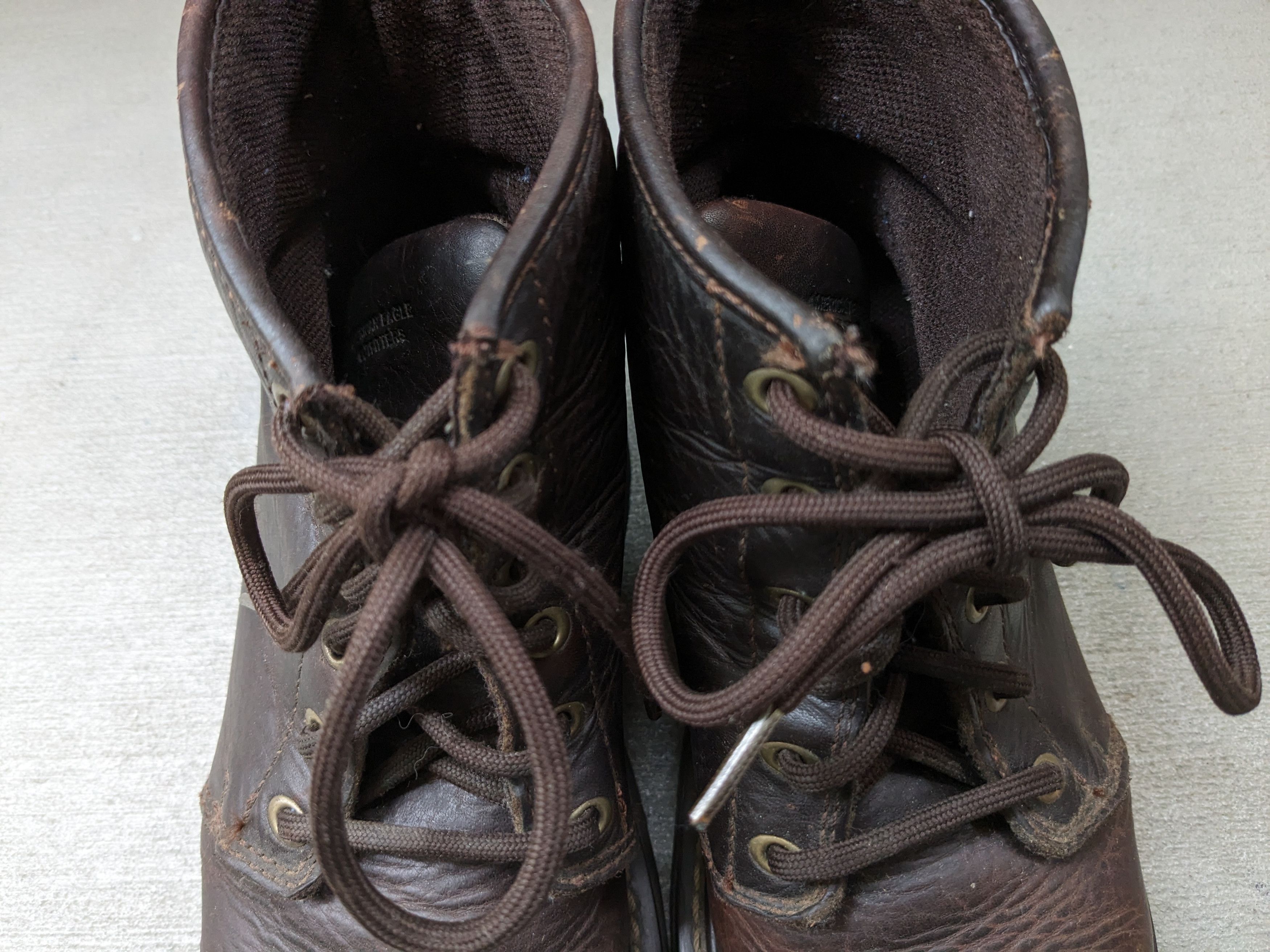 Genuine Leather American Eagle Boots Brown 7.5 Leather Chunky Rubber Y2K Size US 7.5 / EU 40-41 - 8 Thumbnail