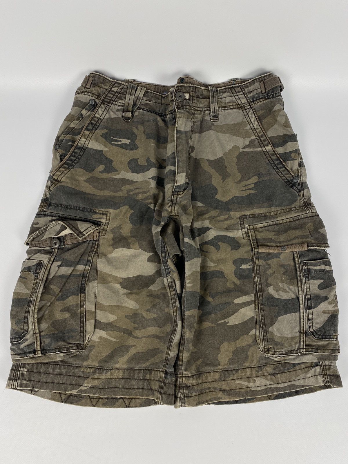 Japanese Brand × Streetwear Project GR X MFM333 LAYERED SKIRT CAMO