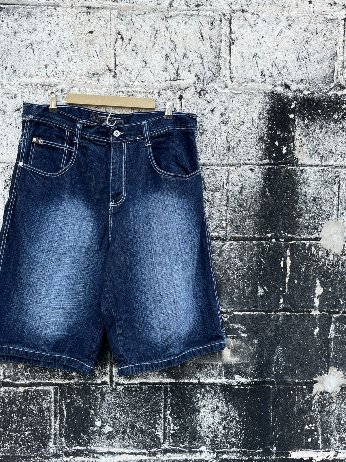 Other Southpole baggy fit faded denim jorts skater hype rare Size US 36 / EU 52 - 8 Thumbnail
