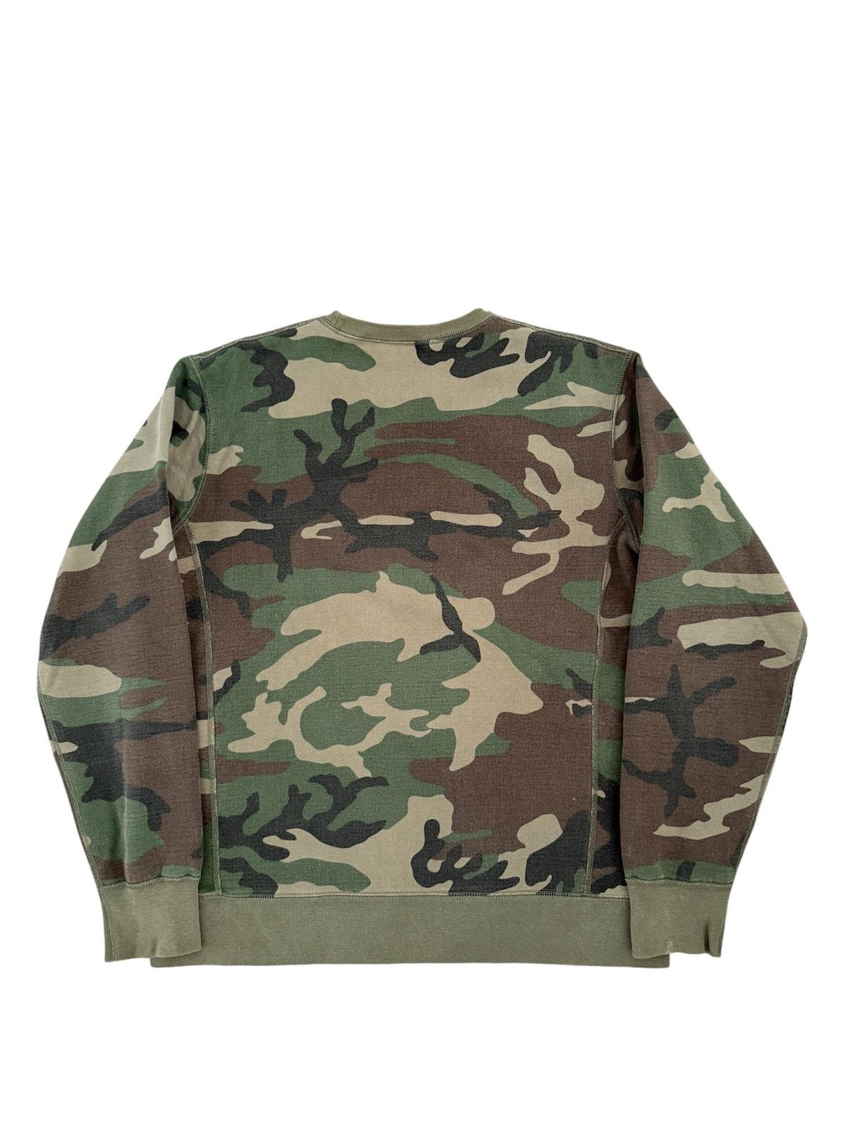 Supreme FW15 Woodland Camo Box Logo Crewneck