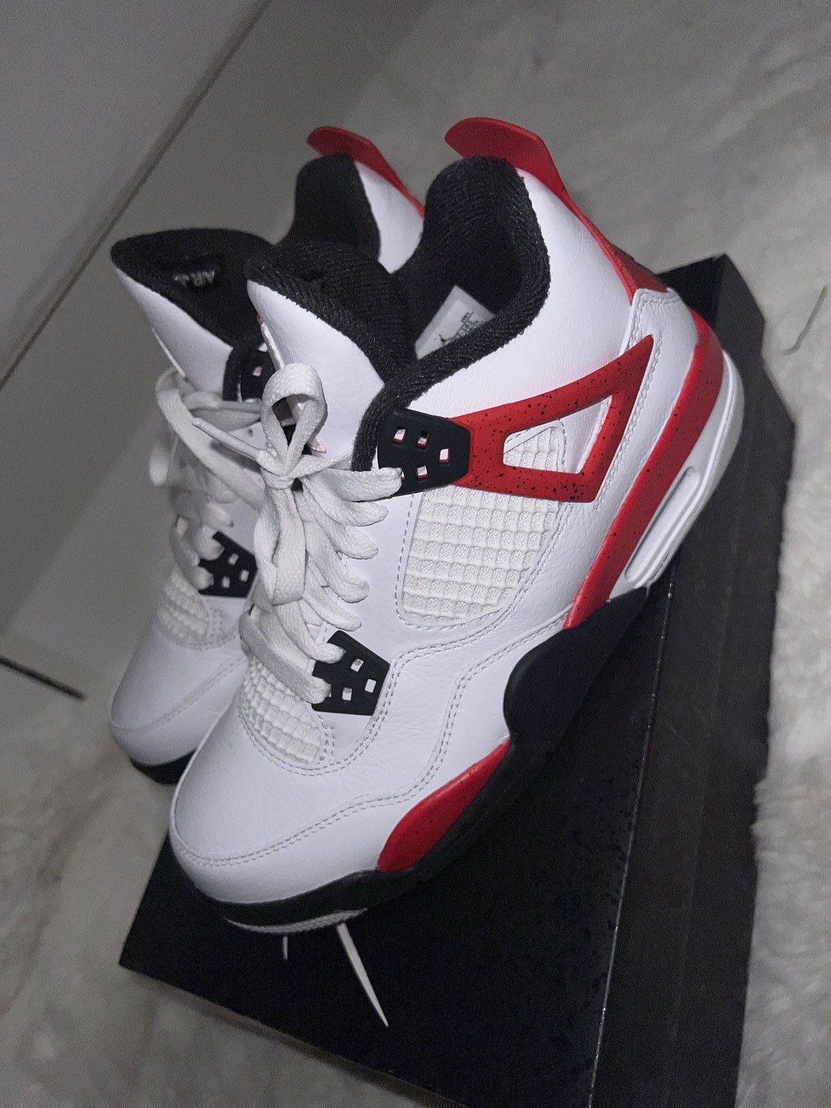 Jordan Brand × Nike AIR JORDAN RETRO RED CEMENT Size US 6 / IT 36 - 3 Thumbnail
