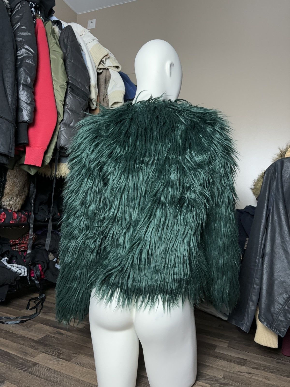 Japanese Brand × Vintage Vintage faux fur avant garde coat opium style jacket Size M / US 6-8 / IT 42-44 - 5 Thumbnail