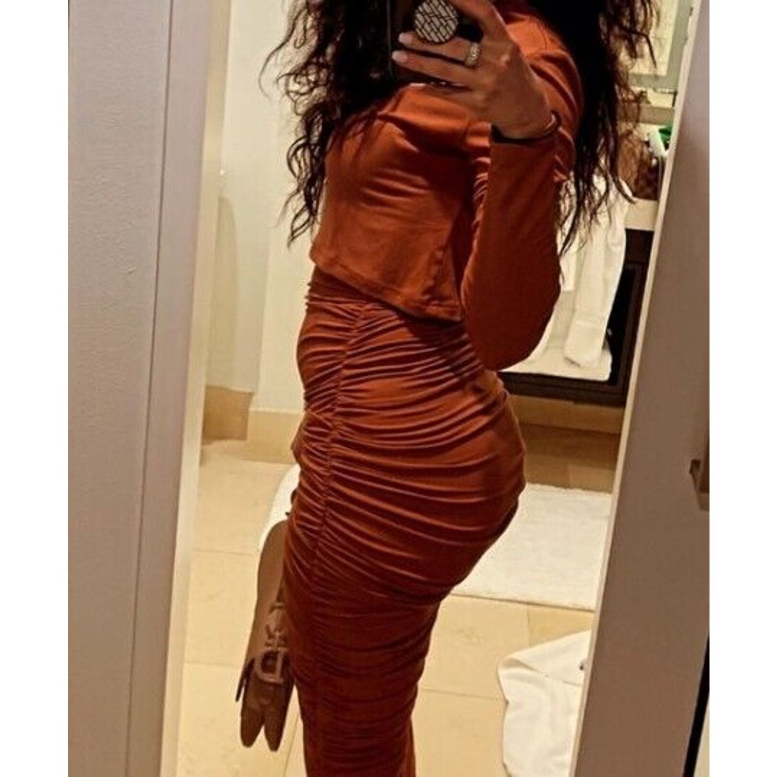 Other Minaa Monroe All Shades Of Snatched Stretchy Long Skirt Sz M Size 28" / US 6 / IT 42 - 9 Thumbnail
