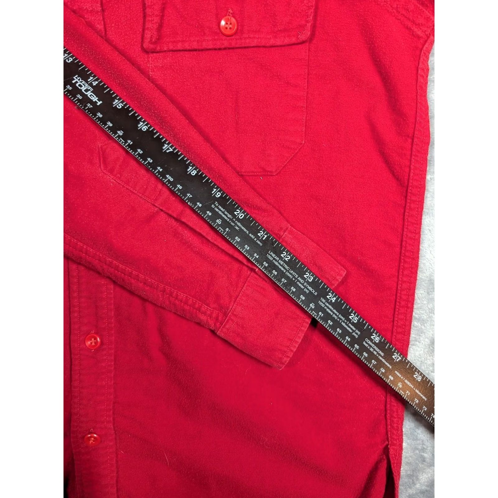 Vintage VINTAGE L.L. Bean Shirt Mens Large Red Flannel Long Sleeve Button Up Cotton Workwear Size US L / EU 52-54 / 3 - 4 Thumbnail