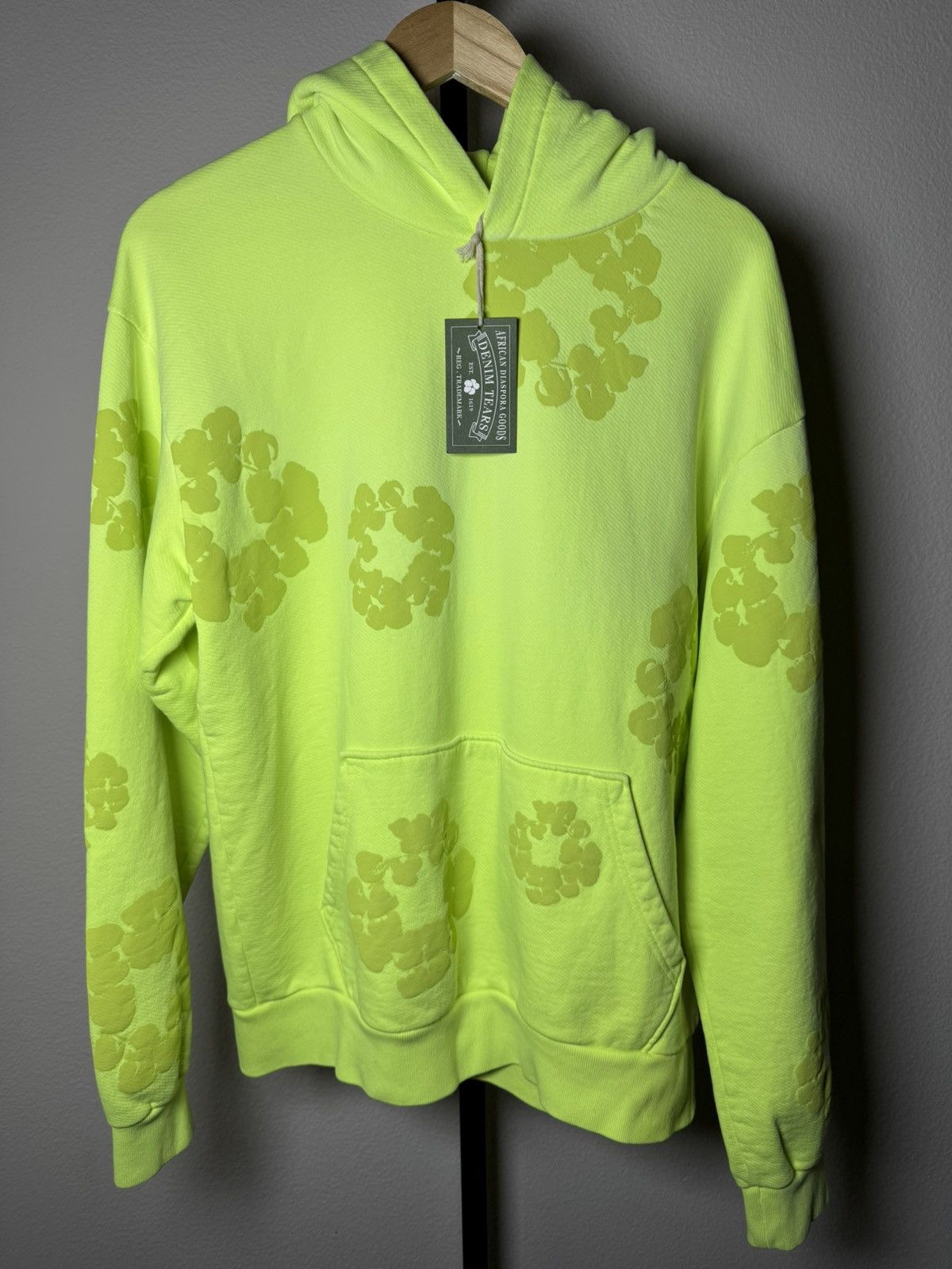 DENIM TEARS Denim Tears Cotton Wreath Hoodie Green | Grailed