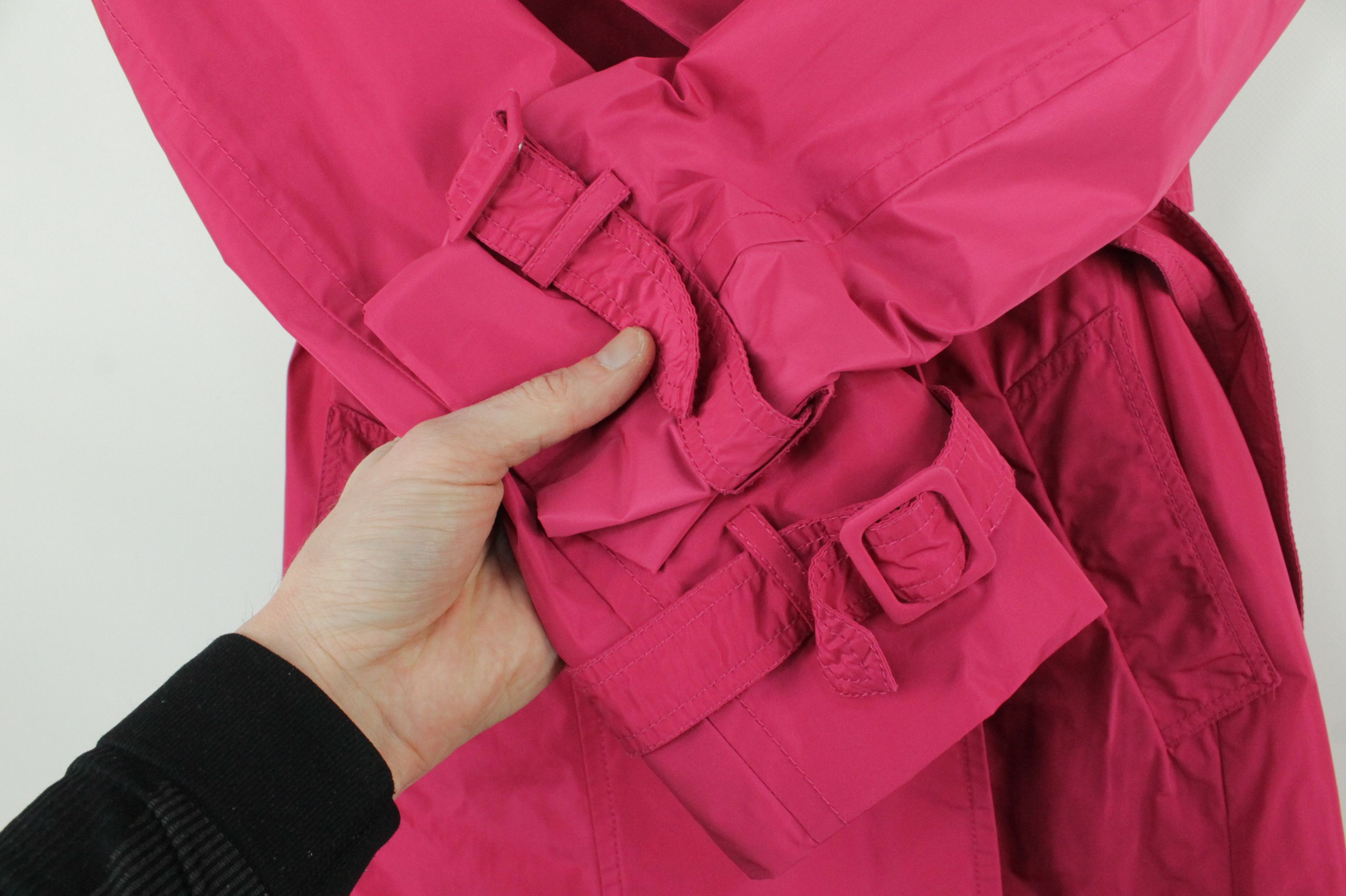 Weekend Max Mara Weekend Max Mara Double-Breasted Belted Pink Trench Coat Size S / US 4 / IT 40 - 5 Thumbnail