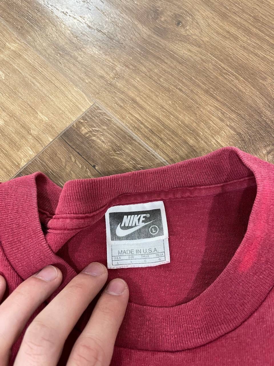 Nike Vintage Nike 90’s Made in USA Big Logo Oversized Tee Shirt Size US L / EU 52-54 / 3 - 7 Thumbnail