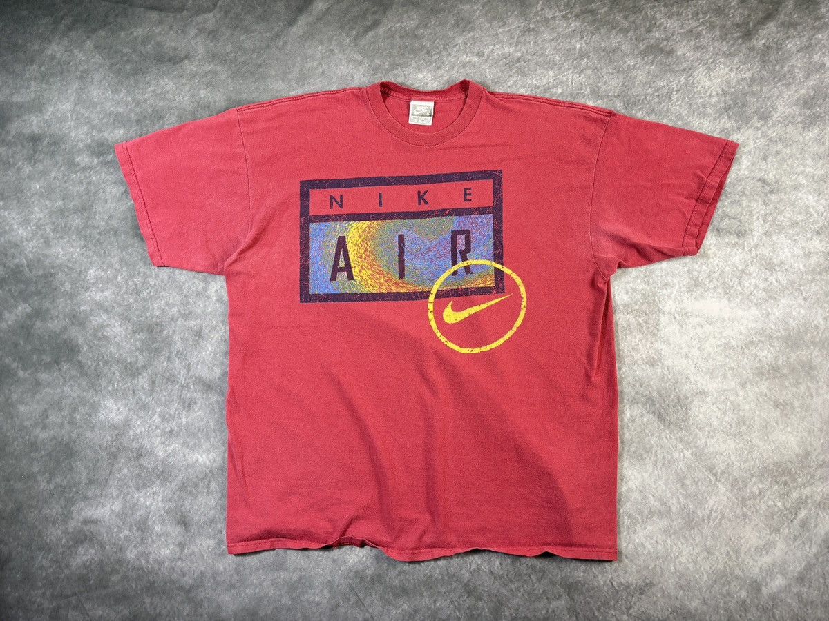 Nike 1990s Vintage Nike Air Tee 90s Nike Faded Made in USA XXL Size US XXL / EU 58 / 5 - 8 Thumbnail