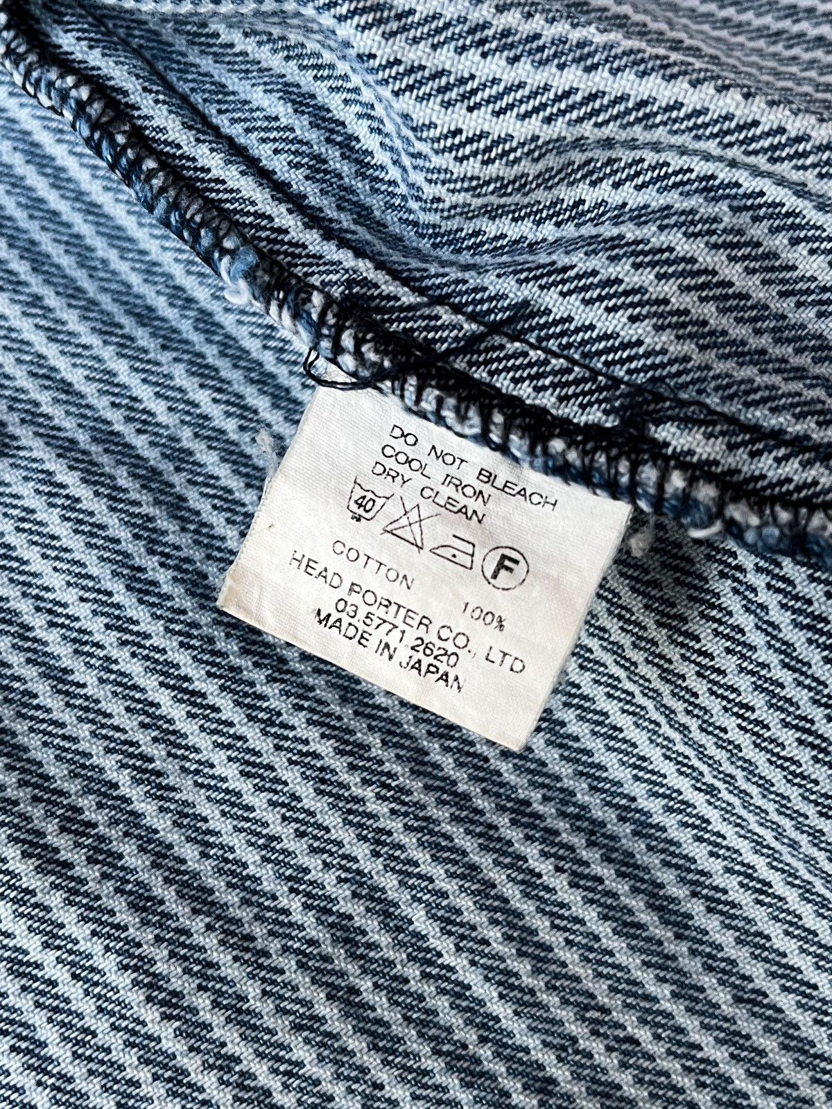 Head Porter Head Porter Plus Chore Jacket Hickory Denim Size US XL / EU 56 / 4 - 10 Thumbnail