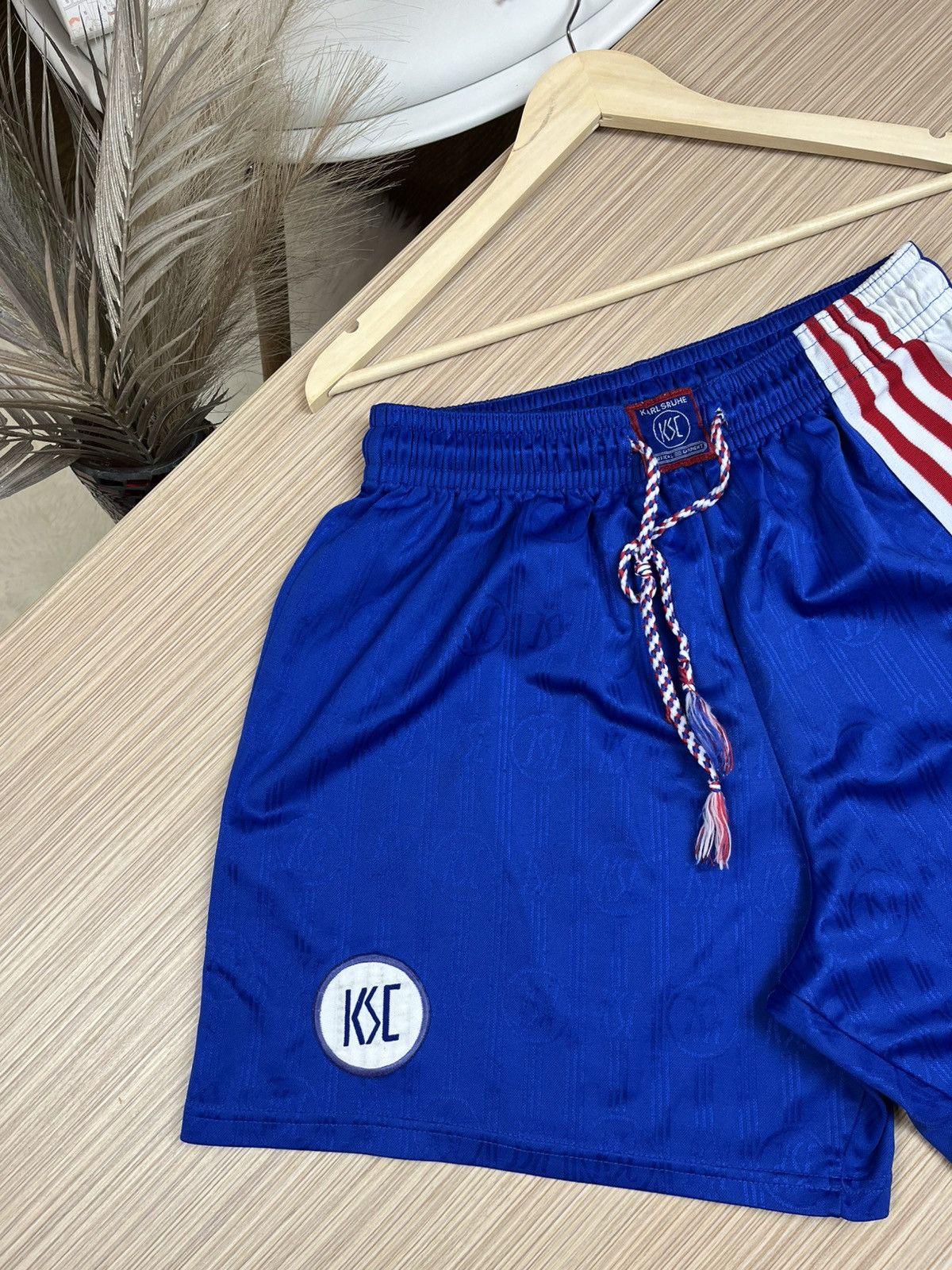 Adidas × Vintage RARE VINTAGE 90s ADIDAS SHORTS Karlsruhe Johen Hörner Size US 34 / EU 50 - 2 Thumbnail
