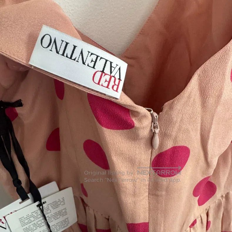 Valentino Mulberry silk polka dot dress