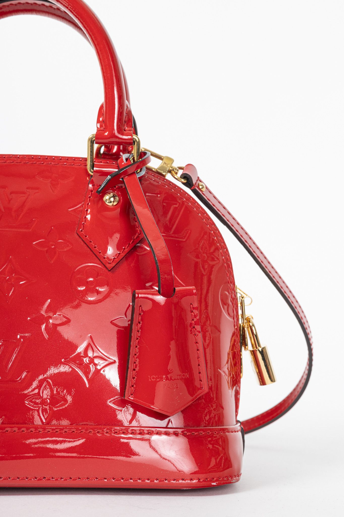 Louis Vuitton Louis Vuitton Alma BB Cerise Monogram Vernis Tote Size ONE SIZE - 9 Thumbnail