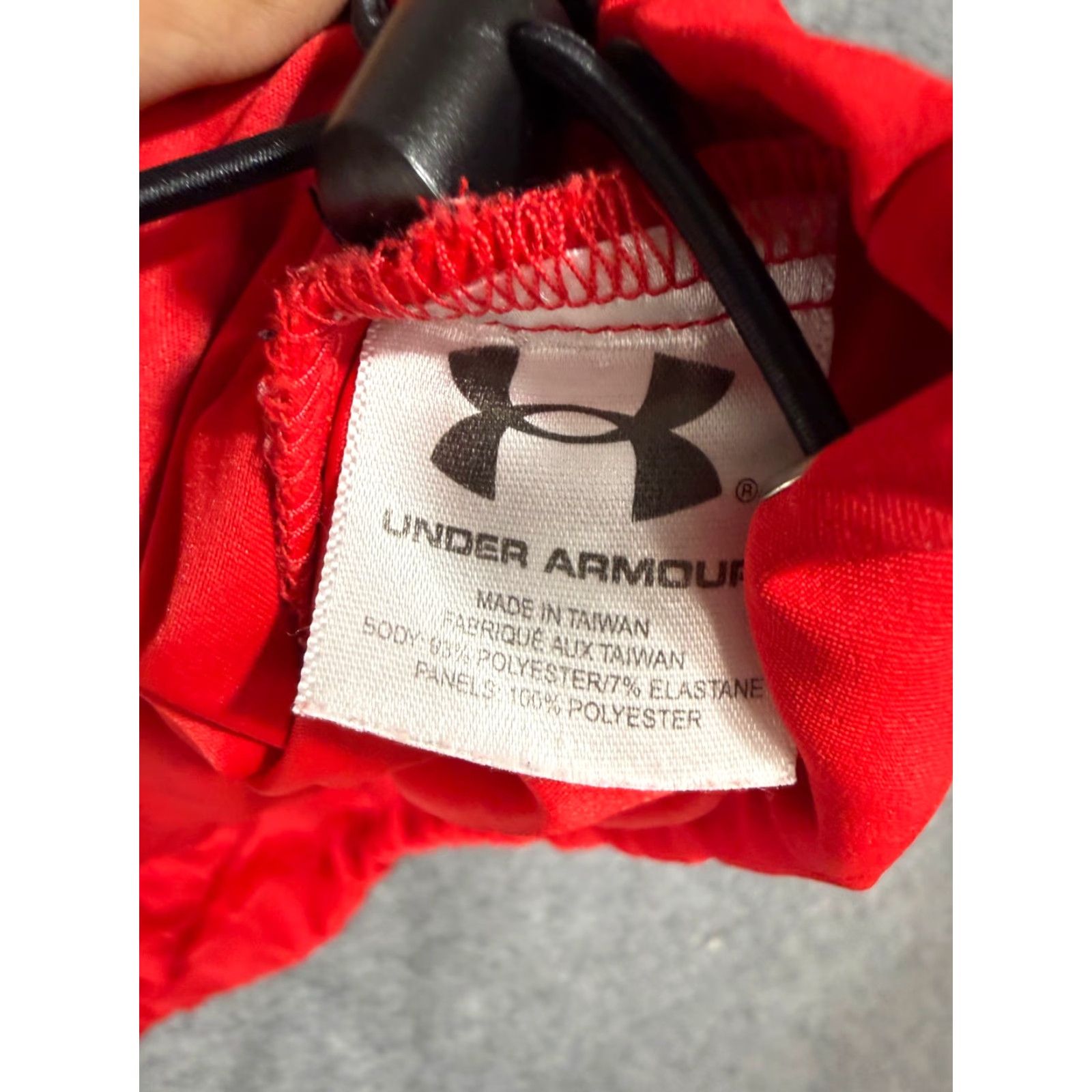 Under Armour VINTAGE: No Under Armour Baseball Wind Shirt Mens S Red Stretch 1/4 Zip Pullover Side Zip Raglan Short Sleeve Size US S / EU 44-46 / 1 - 6 Thumbnail