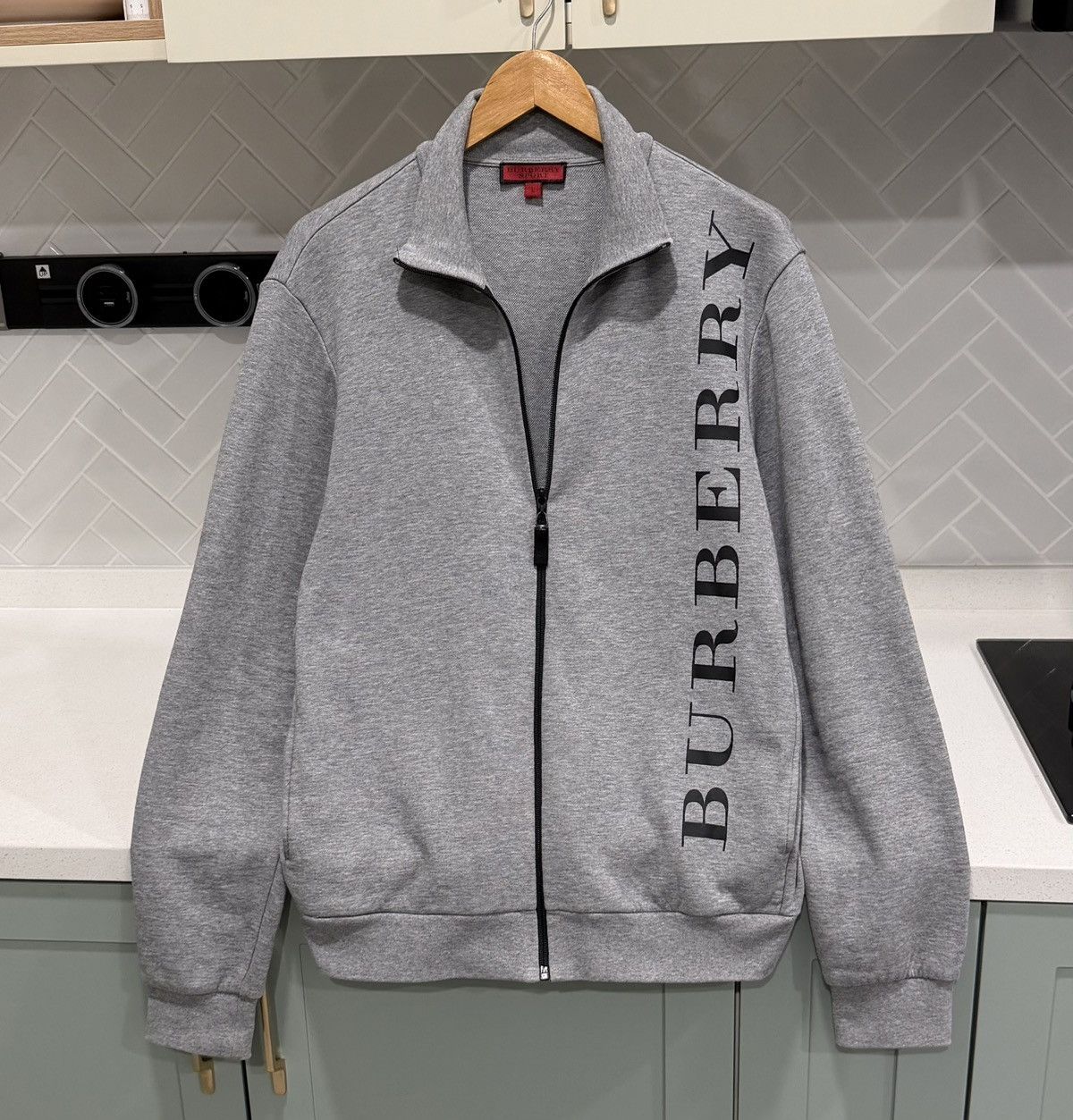 Burberry Burberry Sport Mens Grey Zip Up Jacket Size US L / EU 52-54 / 3 - 2 Thumbnail