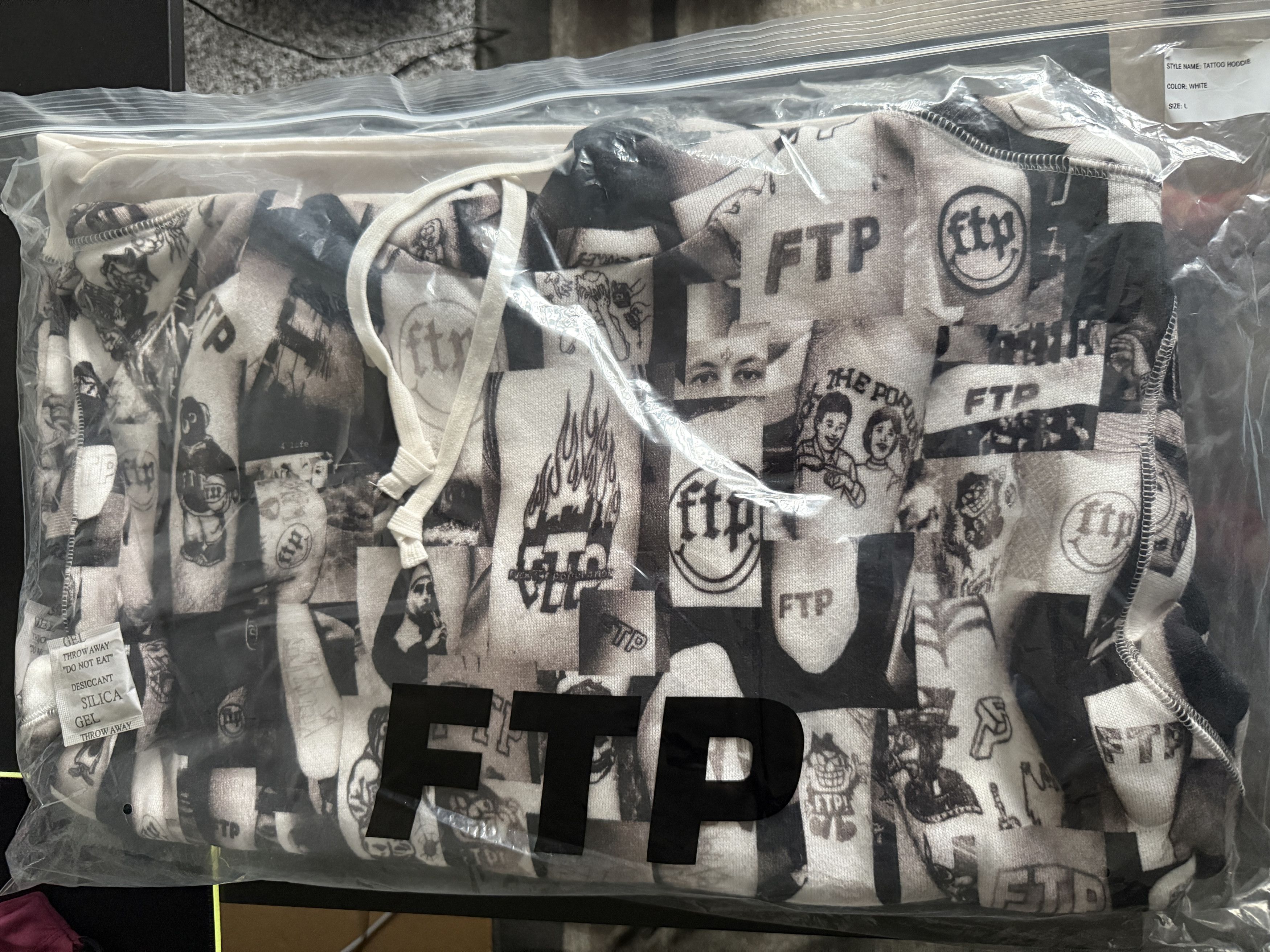 FTP Tattoo Hoodie - LARGE (BRAND NEW!)