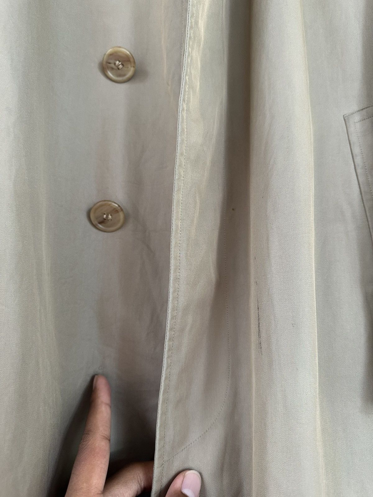 Burberry 👹Vintage Burberrys Prorsum Nova Check Lined Trench Coat Size US M / EU 48-50 / 2 - 11 Thumbnail