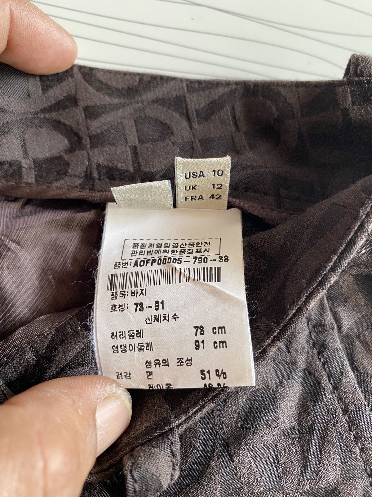 Aigner Aigner Monogram Hight Waist Pants Size US 29 - 10 Thumbnail