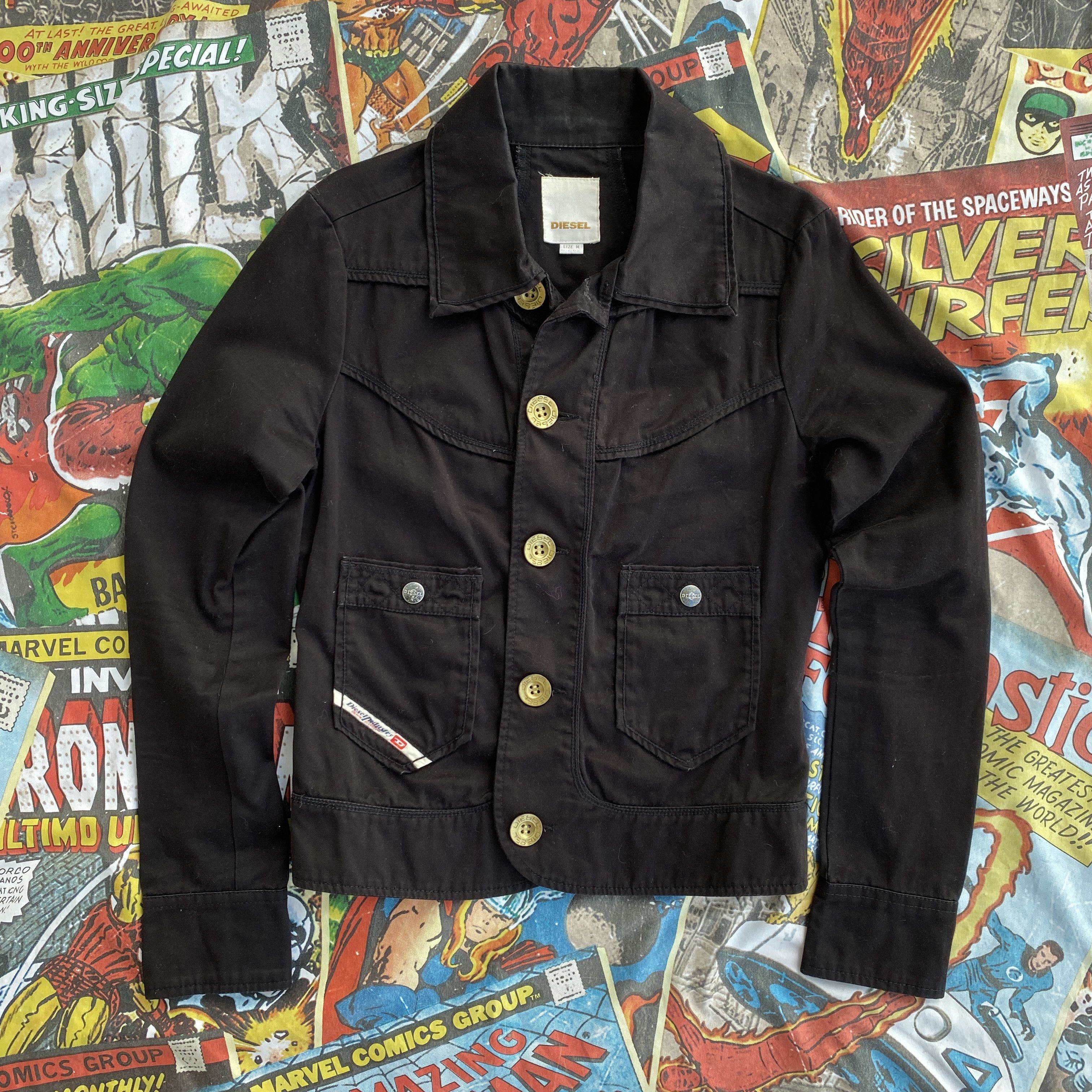 Diesel Diesel black denim jacket - M Size M / US 6-8 / IT 42-44 - 1 Thumbnail