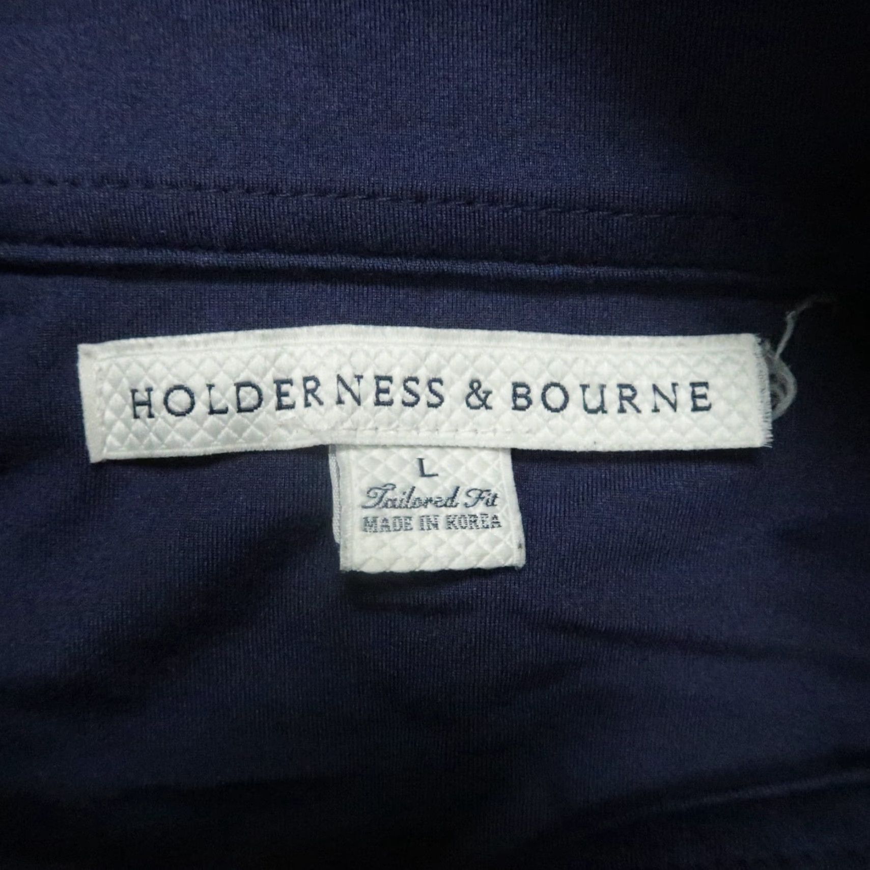 Vintage Holderness & Bourne Pullover Men Large The Westland Performance 1/4 Zip Dogwood Blue Size US L / EU 52-54 / 3 - 3 Thumbnail