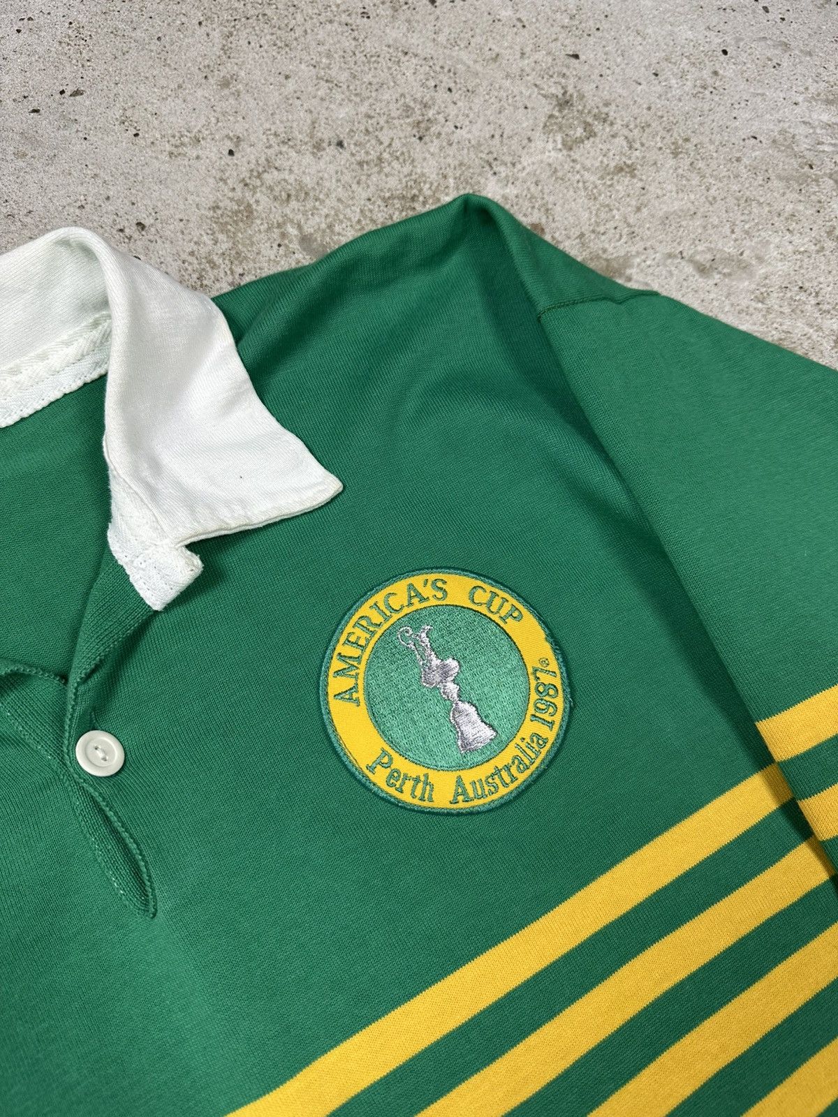 Vintage Vintage 1987 Peerless Perth Australia Polo Rugby Long Tee Size US M / EU 48-50 / 2 - 5 Thumbnail