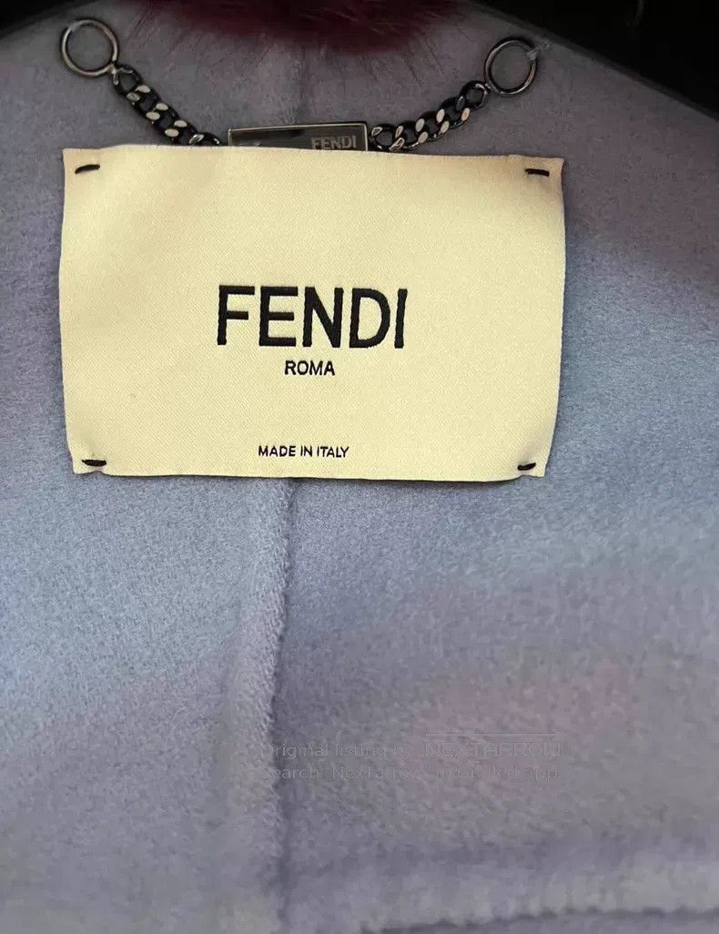 Fendi Fendi Mink Collar Coat Size XS / US 0-2 / IT 36-38 - 3 Thumbnail