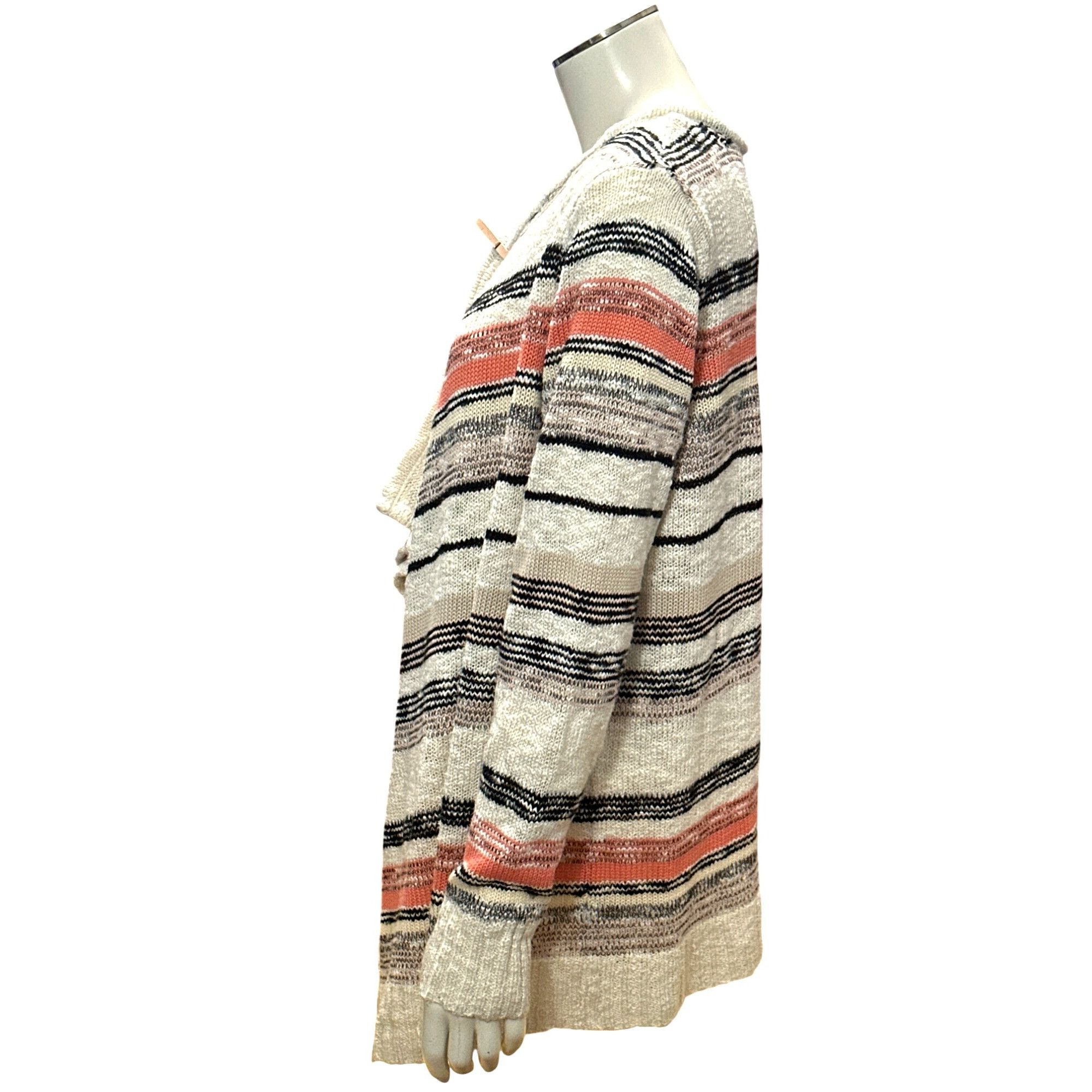 Other CCC Striped Open Front Cardigan Sweater Stripes Long Sleeves Size XL / US 12-14 / IT 48-50 - 4 Thumbnail