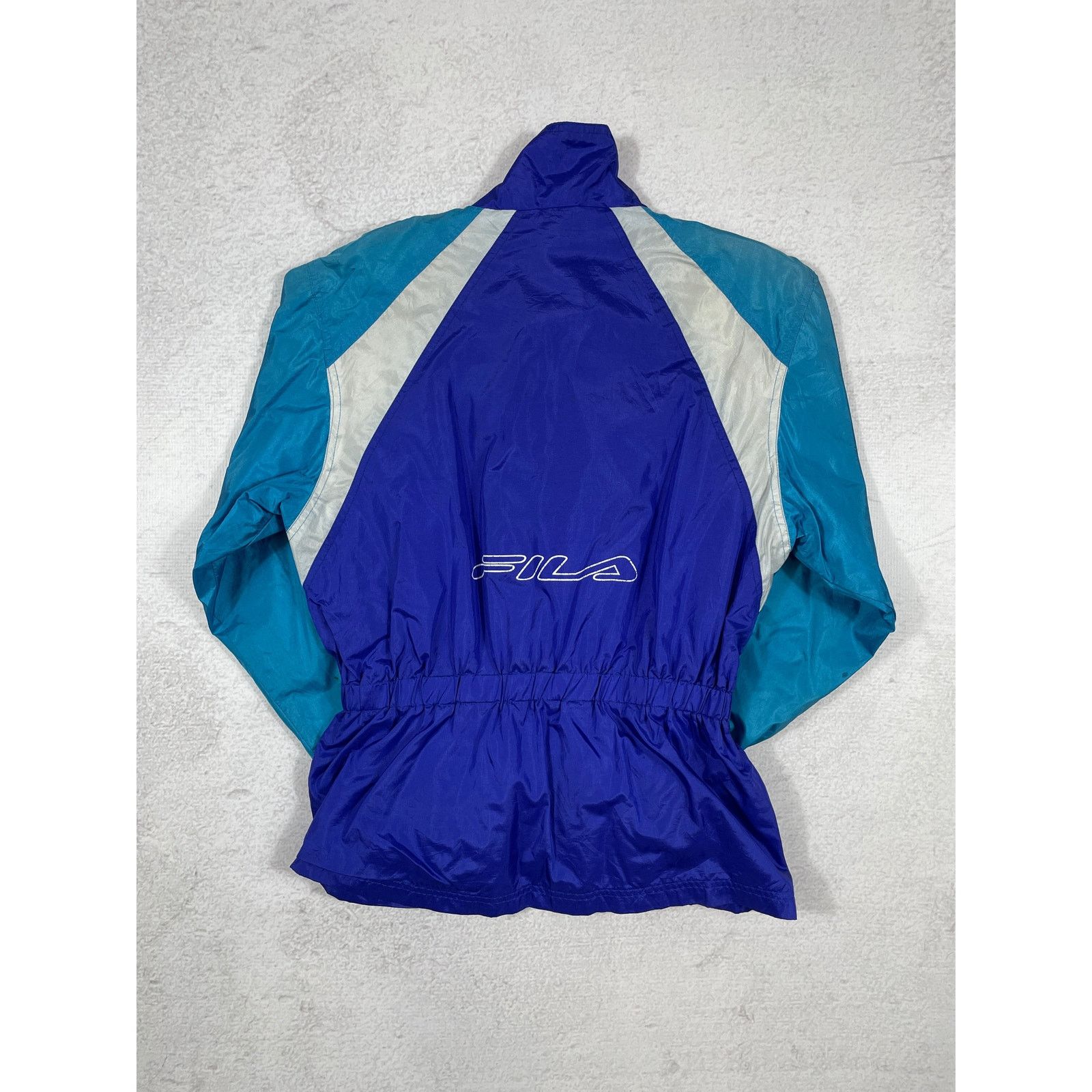 Fila Vintage Fila Blue Windbreaker - Women's Medium Size M / US 6-8 / IT 42-44 - 2 Thumbnail