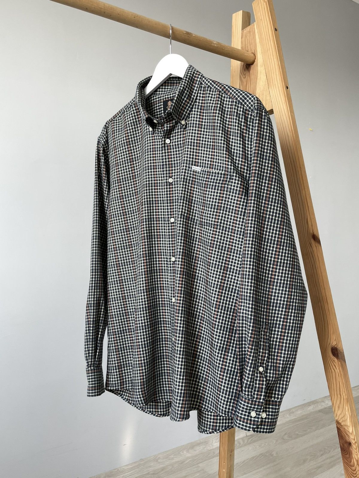 Barbour Barbour AW22 Henderson Thermo Weave Checkered Twill Shirt Size US M / EU 48-50 / 2 - 2 Thumbnail