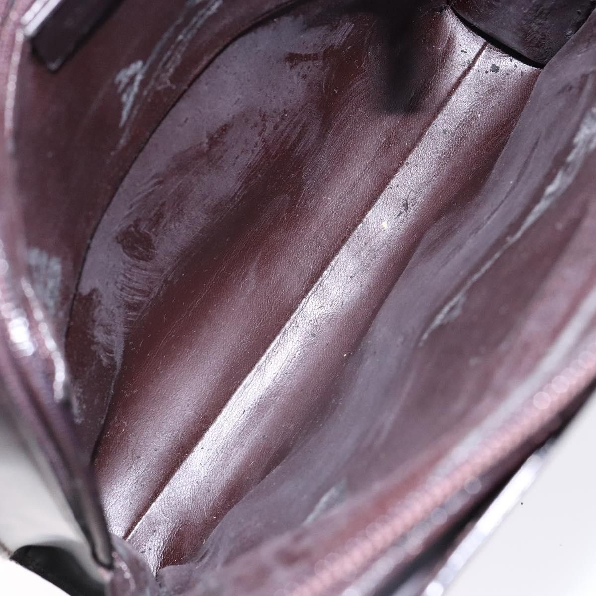 Gucci GUCCI Shoulder Bag Patent Leather Dark Brown 002 002 Size ONE SIZE - 17 Thumbnail