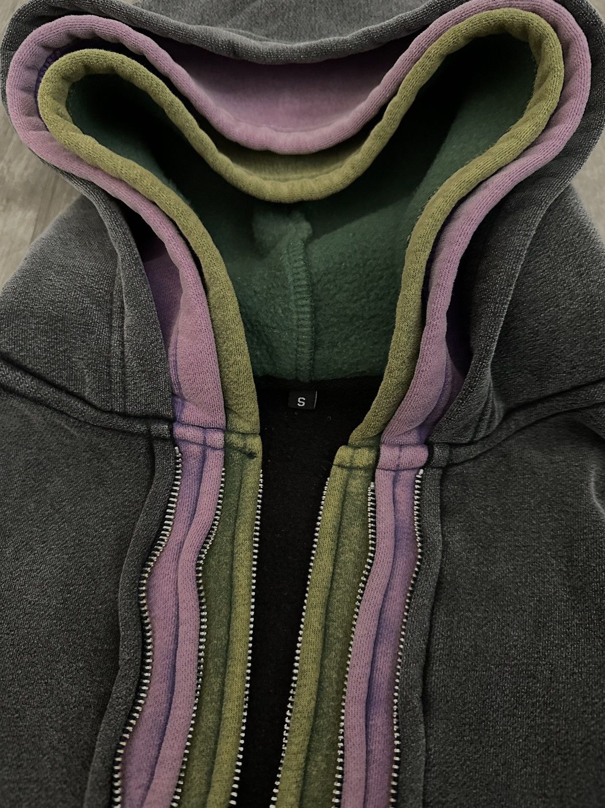 The GV Gallery GV GALLERY Triple Zip Up Splice Hoodie Size US S / EU 44-46 / 1 - 3 Thumbnail