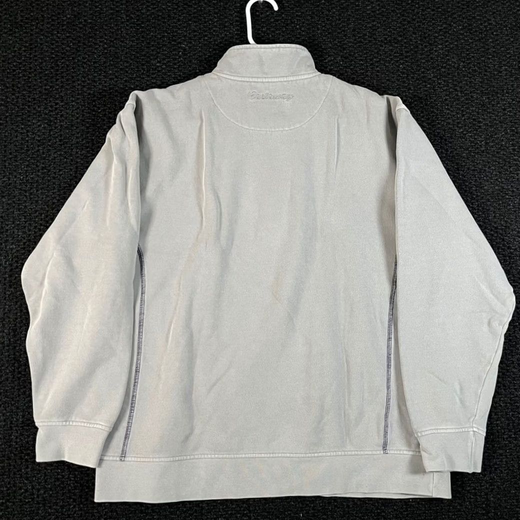 Logo 7 Castaway Quarter Zip Pullover Sweater Gray L Mens Size US L / EU 52-54 / 3 - 4 Thumbnail
