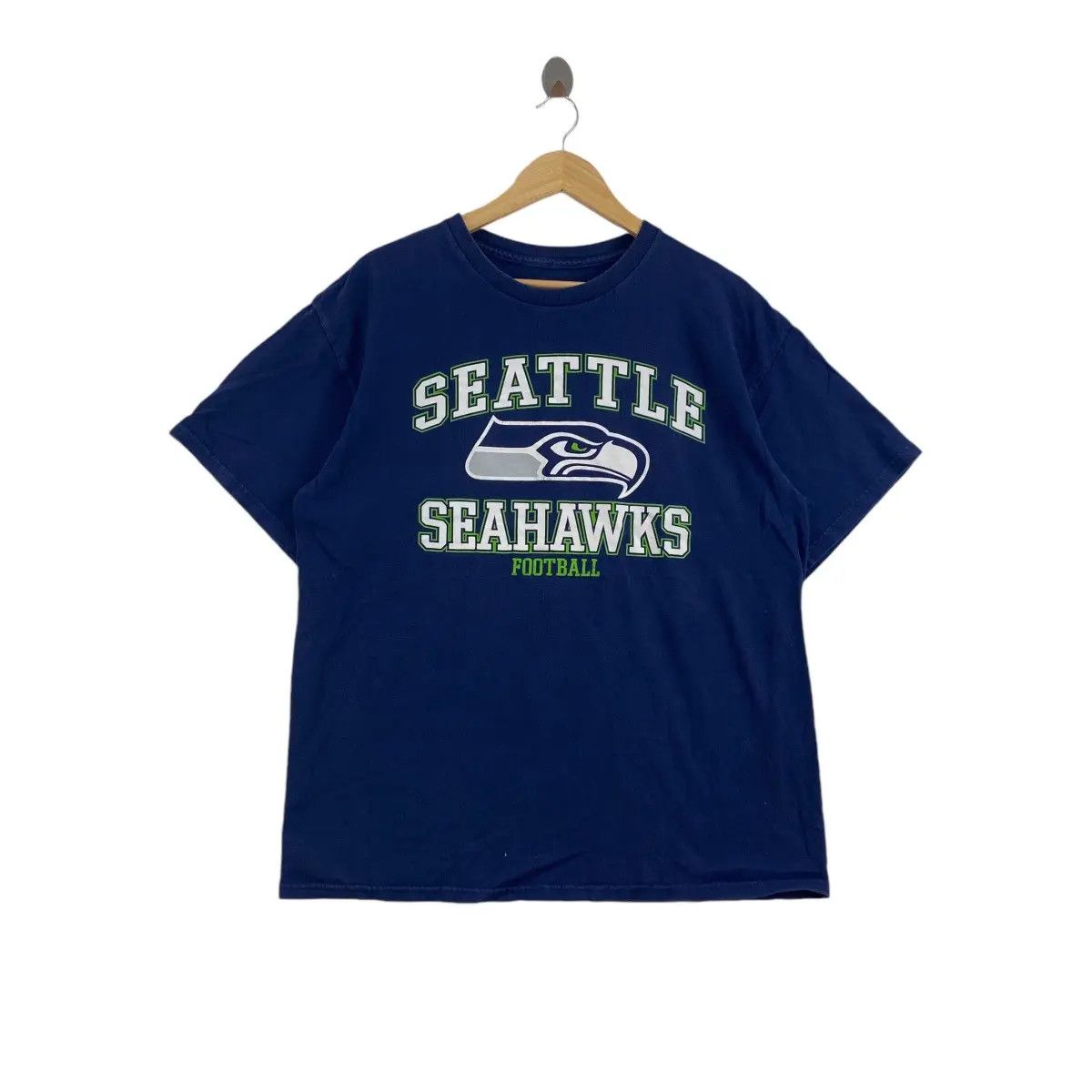 NFL Vintage NFL SEATTLE SEAHAWKS Football Tee Shirt Top Team Size XL / US 12-14 / IT 48-50 - 1 Thumbnail
