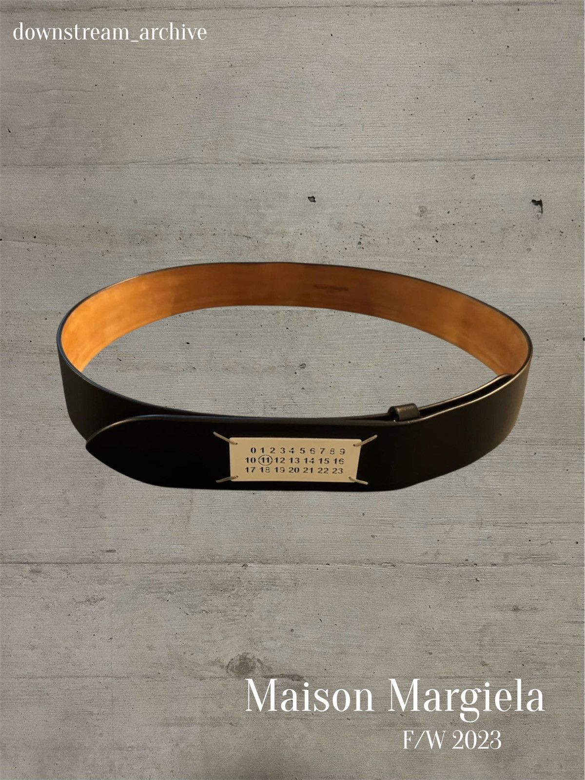 Maison Margiela Maison Margiela F/W 23 calf leather belt Size ONE SIZE - 2 Thumbnail