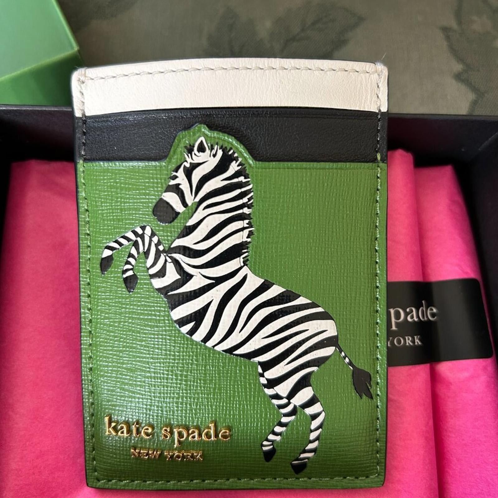 Other kate spade Ziggy Zebra Embellished Cardholder ka060 Size ONE SIZE - 1 Thumbnail