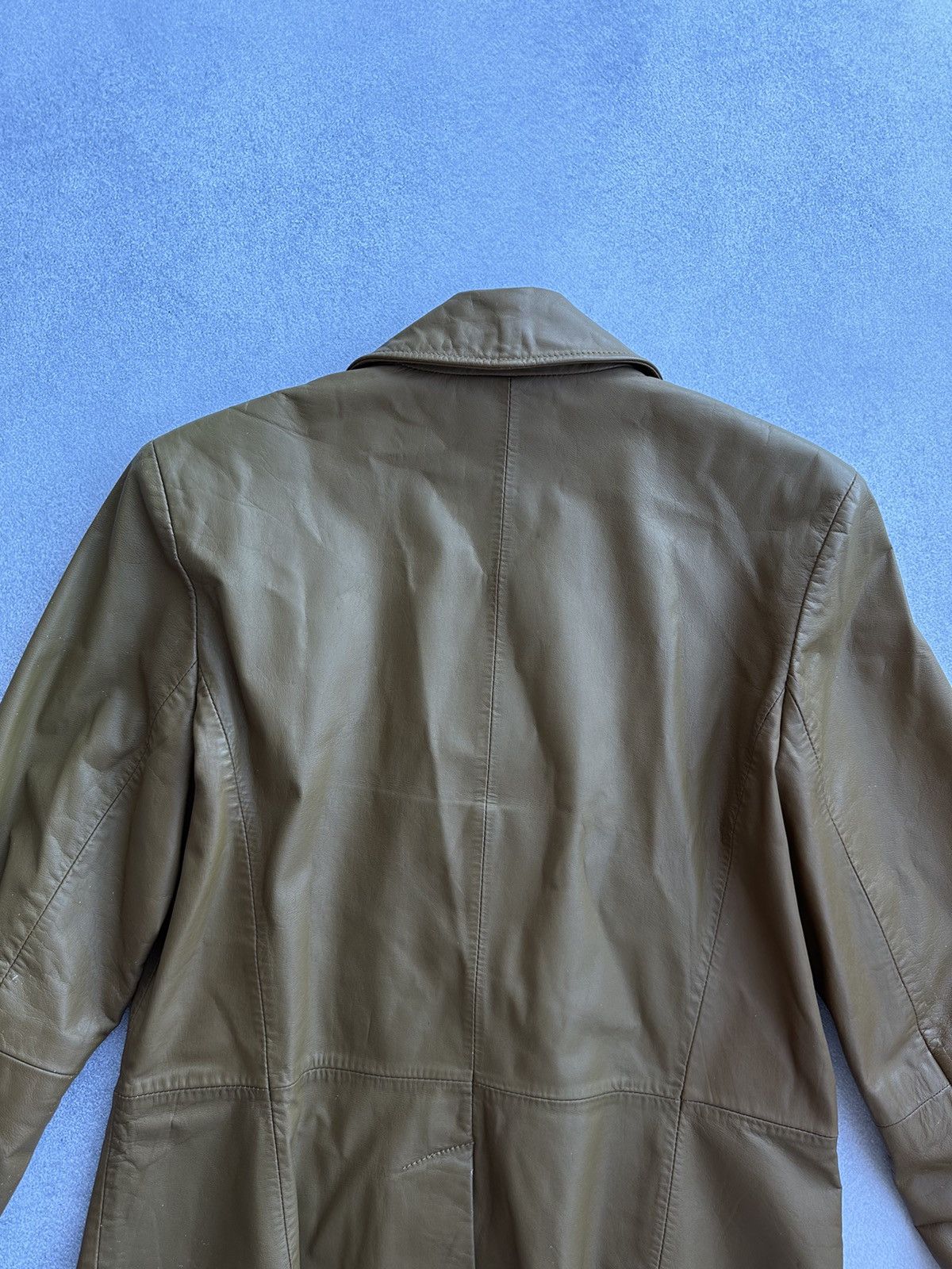 Max Mara × Vintage × Weekend Max Mara Vintage Max Mara x Weekend Woman Leather Buttons Jacket Size M / US 6-8 / IT 42-44 - 16 Thumbnail