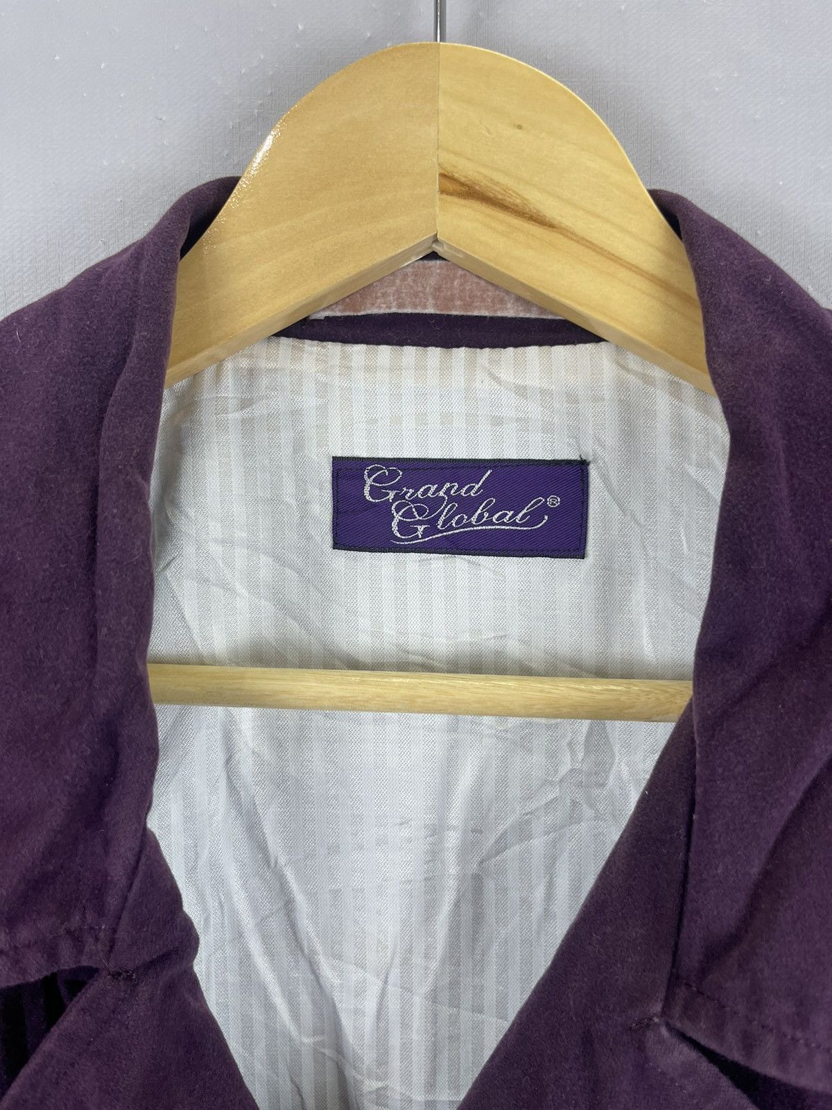 Japanese Brand × Le Grande Bleu (L.G.B.) × Vintage Vintage Grand Global Double Colar Biker Jacket Size US S / EU 44-46 / 1 - 7 Thumbnail