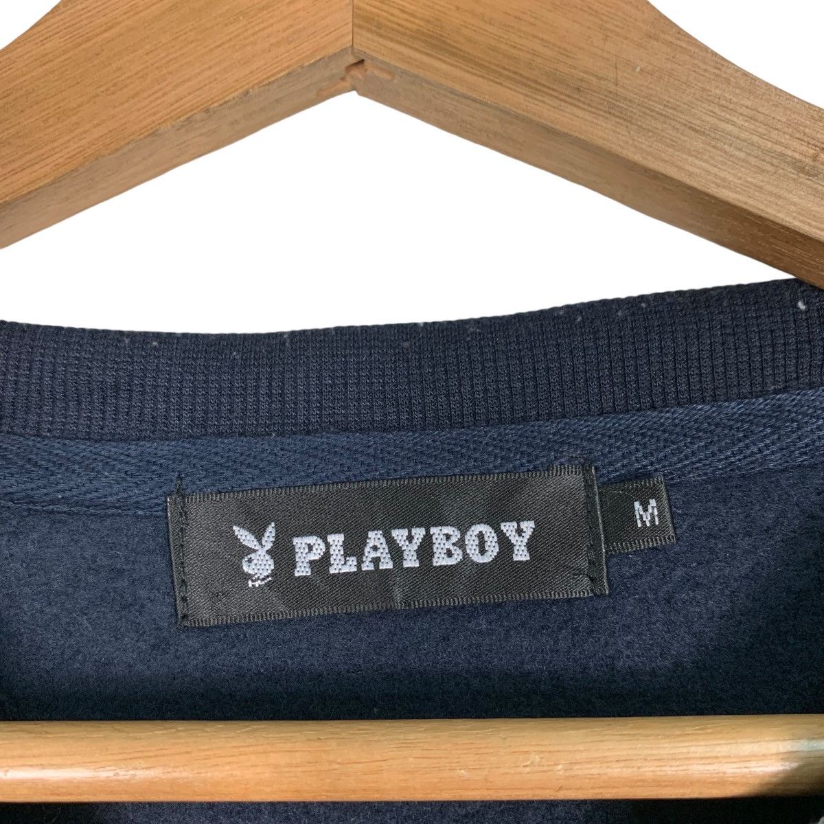 Japanese Brand PLAYBOY Big Logo Crewneck Sweatshirt Pullover #1299-C58 Size US M / EU 48-50 / 2 - 11 Thumbnail