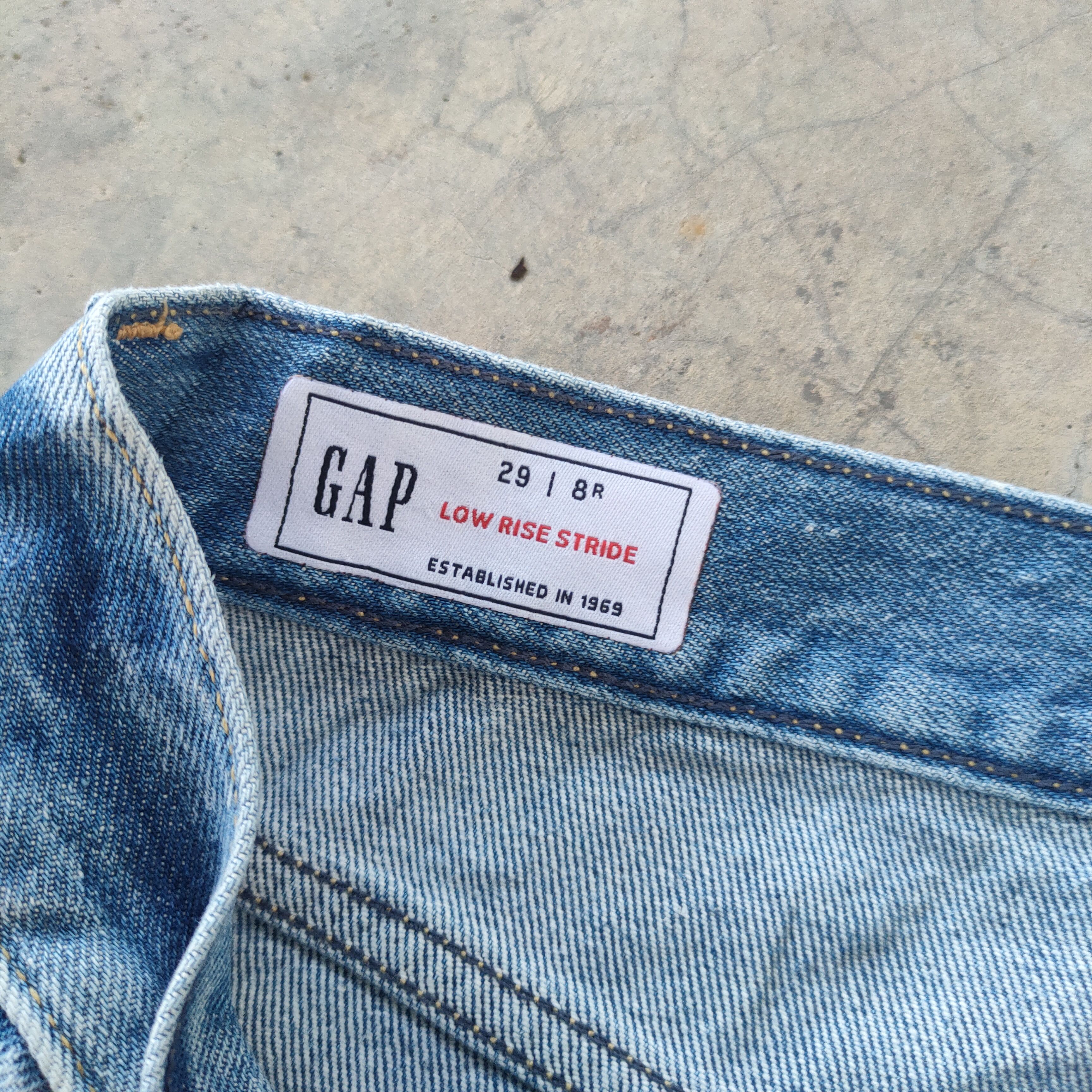 Gap VINTAGE JAPANESE FADED RIPPED DISTRESSED JEANS DENIM PANTS Size US 34 / EU 50 - 12 Thumbnail