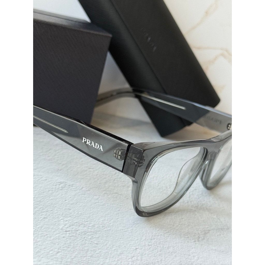 Prada NEW Prada PR D08U Transparent Green Unisex Eyeglasses Frames Size ONE SIZE - 6 Thumbnail