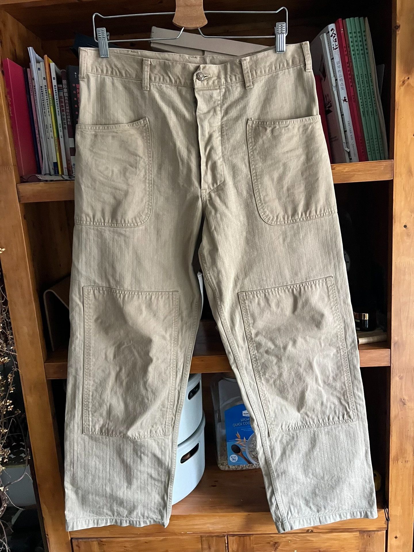 COLIMBO Colimbo Japanese Herringbone Military Deck Pants Size US 43 - 2 Thumbnail