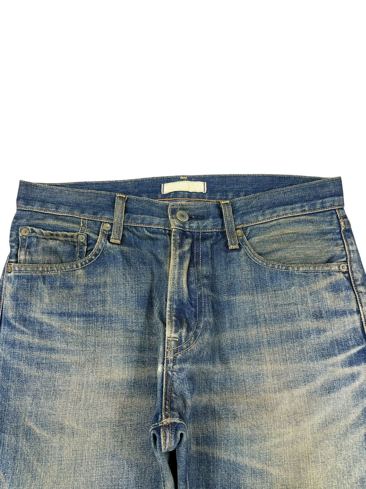 Uniqlo Vintage Japanese Uniqlo Mud Wash Distressed Loose Jeans Size US 32 / EU 48 - 4 Thumbnail