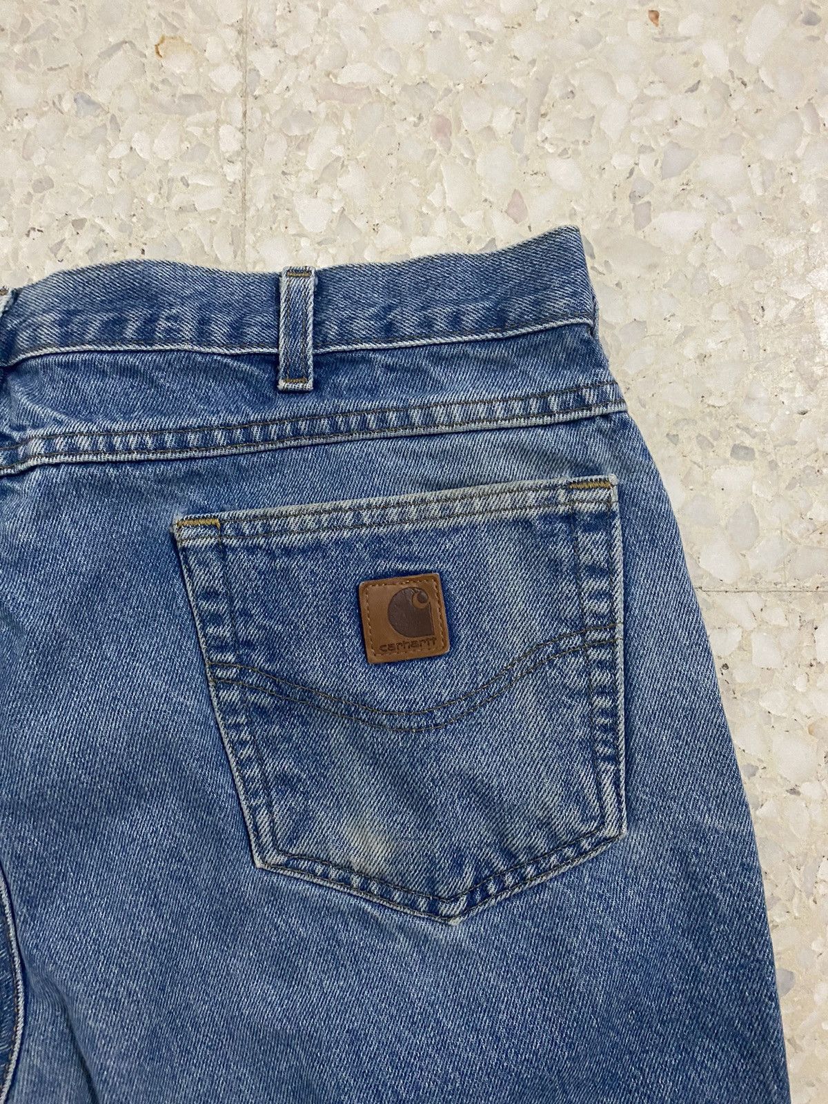 Carhartt × Vintage Vintage Carhartt Work In Progress Jeans Denim Size US 36 / EU 52 - 2 Thumbnail