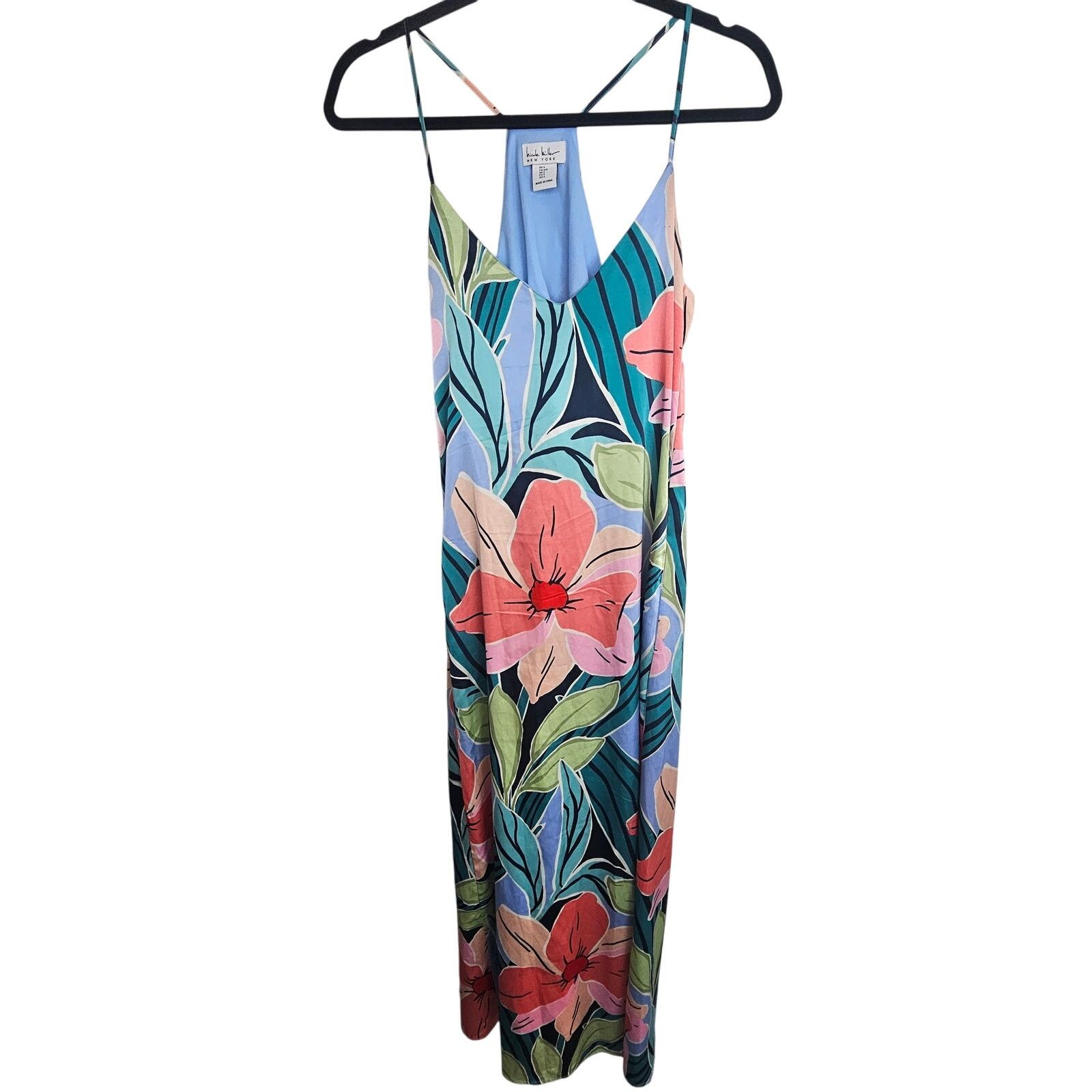 Nicole Miller Nicole Miller Womens Floral Maxi Dress Resort Travel Pastel Size S / US 4 / IT 40 - 1 Thumbnail