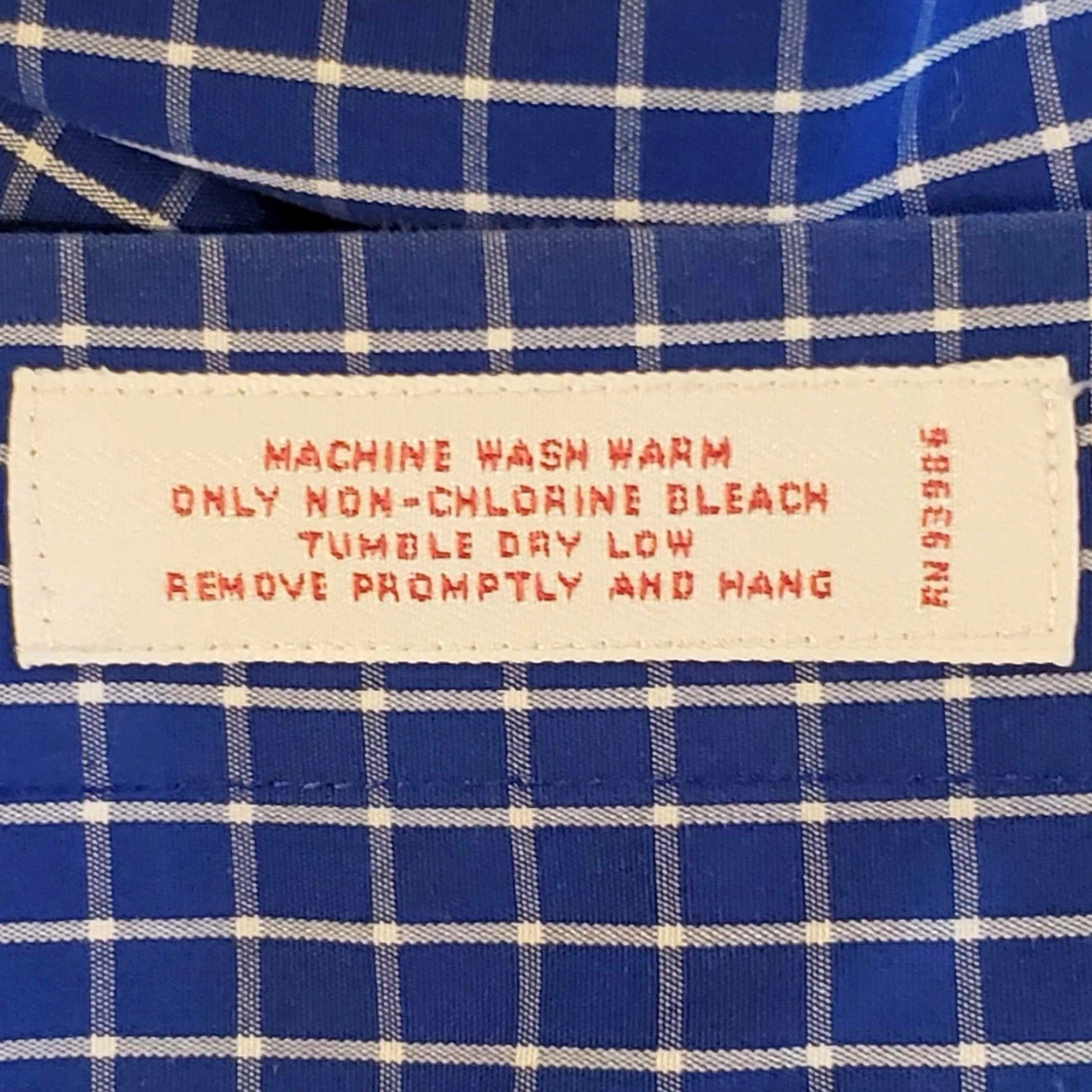 Brooks Brothers Brooks Brothers 346 Men's 16 - 6/7 Button Down Shirt Solid Blue Long Sleeve Size US L / EU 52-54 / 3 - 3 Thumbnail