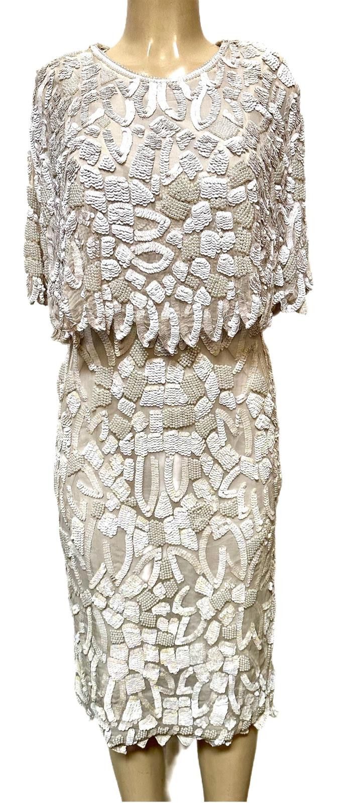 Other Sequin Dress White Ivory size 12 Size XL / US 12-14 / IT 48-50 - 1 Preview
